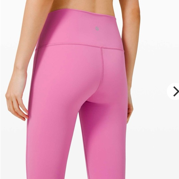 Lululemon Wonder Under High Rise Tight 25” Leggings Luxtreme Magenta Glow Pink 6 - Picture 3 of 10